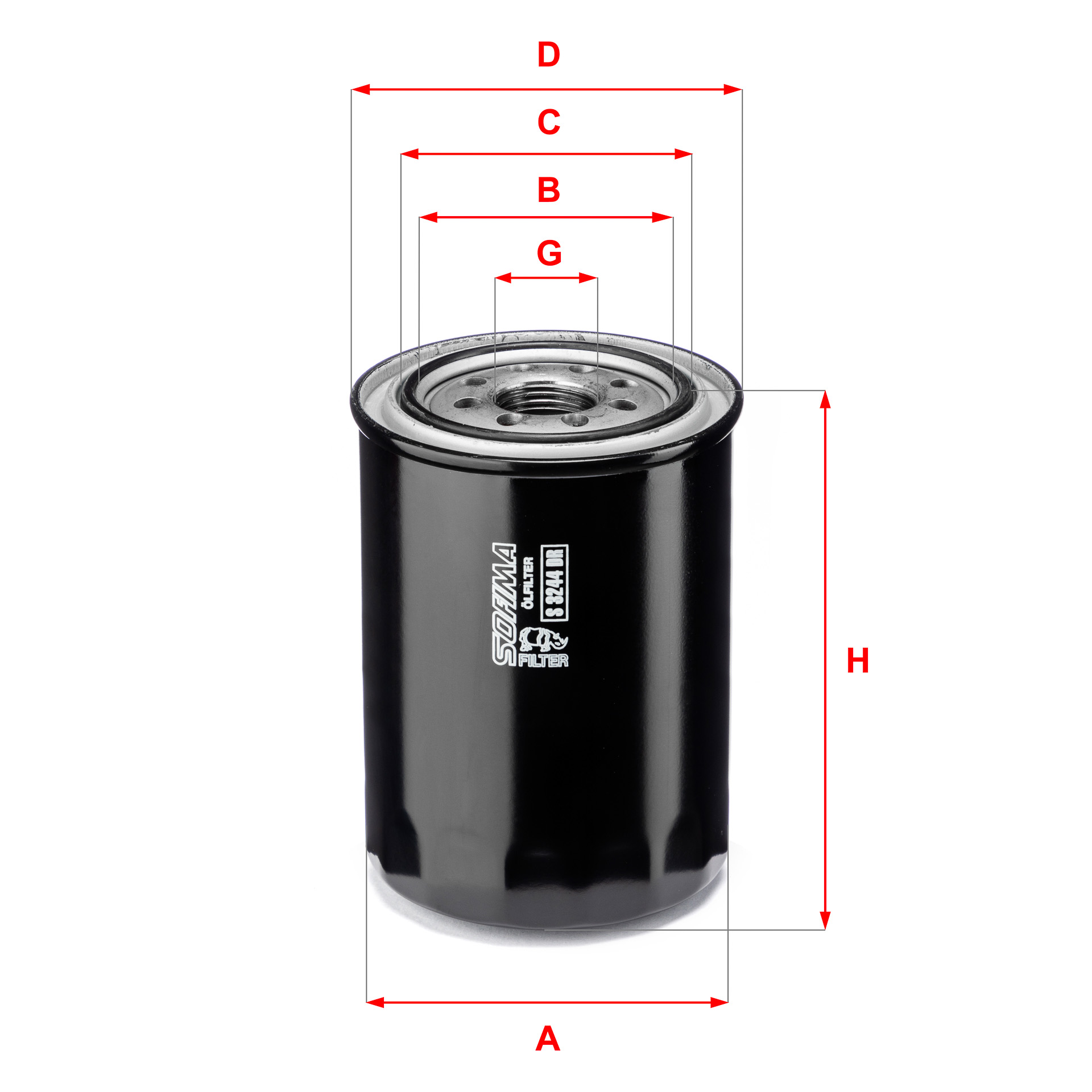 Oliefilter Sofima S 3244 DR