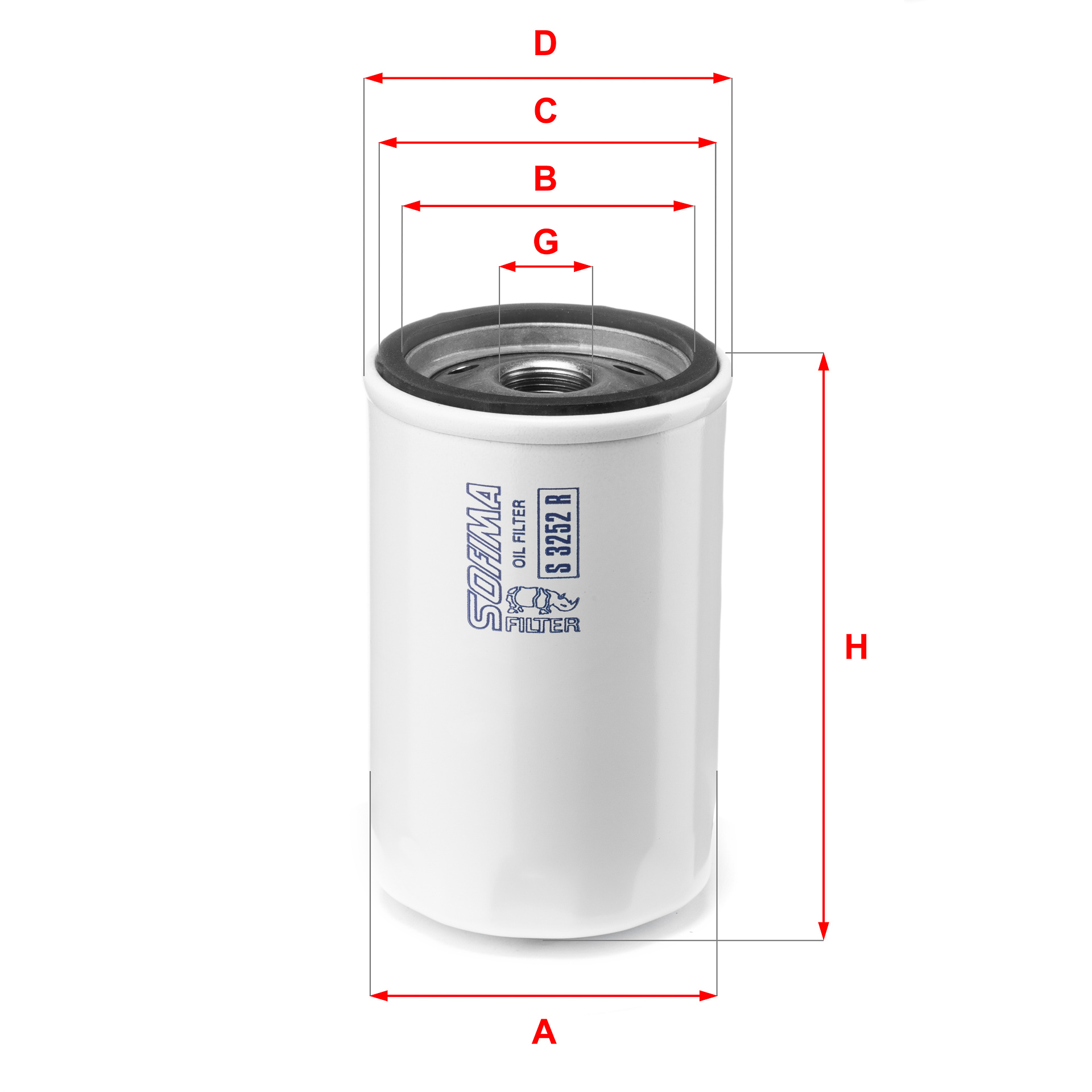 Filter/oliezeef automaatbak Sofima S 3252 R