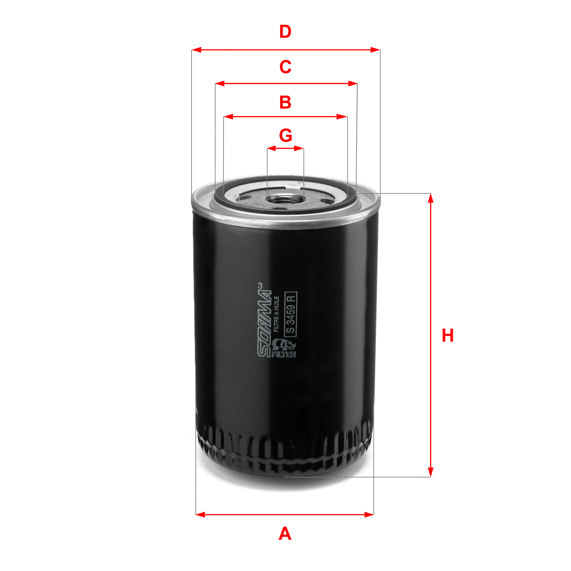 Oliefilter Sofima S 3459 R