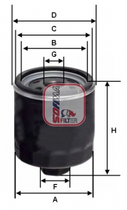 Filter/oliezeef automaatbak Sofima S 3592 R