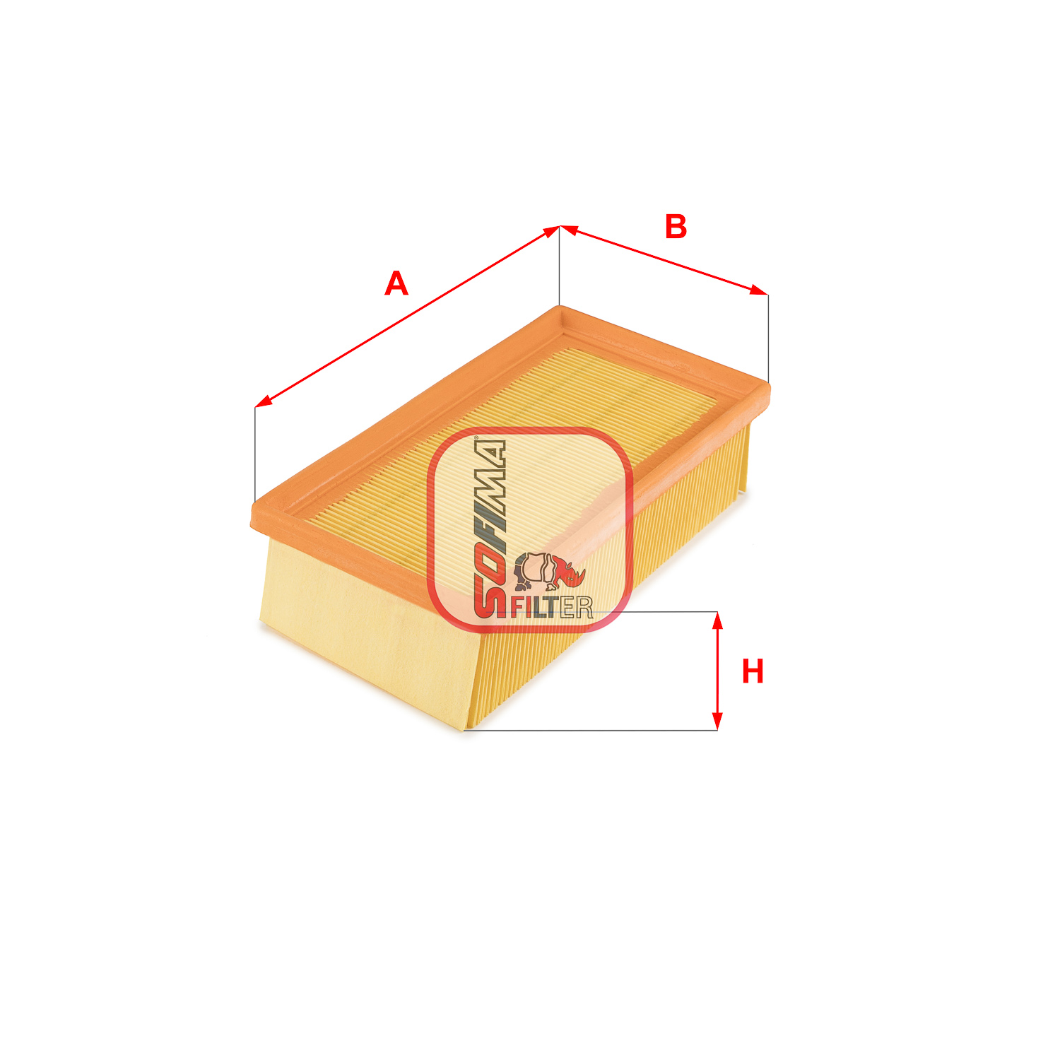 Luchtfilter Sofima S 3638 A