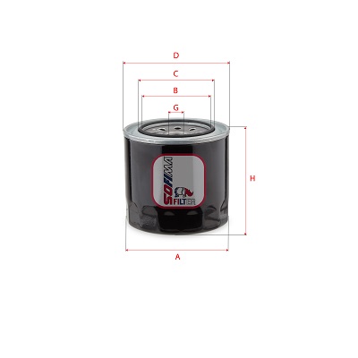 Oliefilter Sofima S 3653 R
