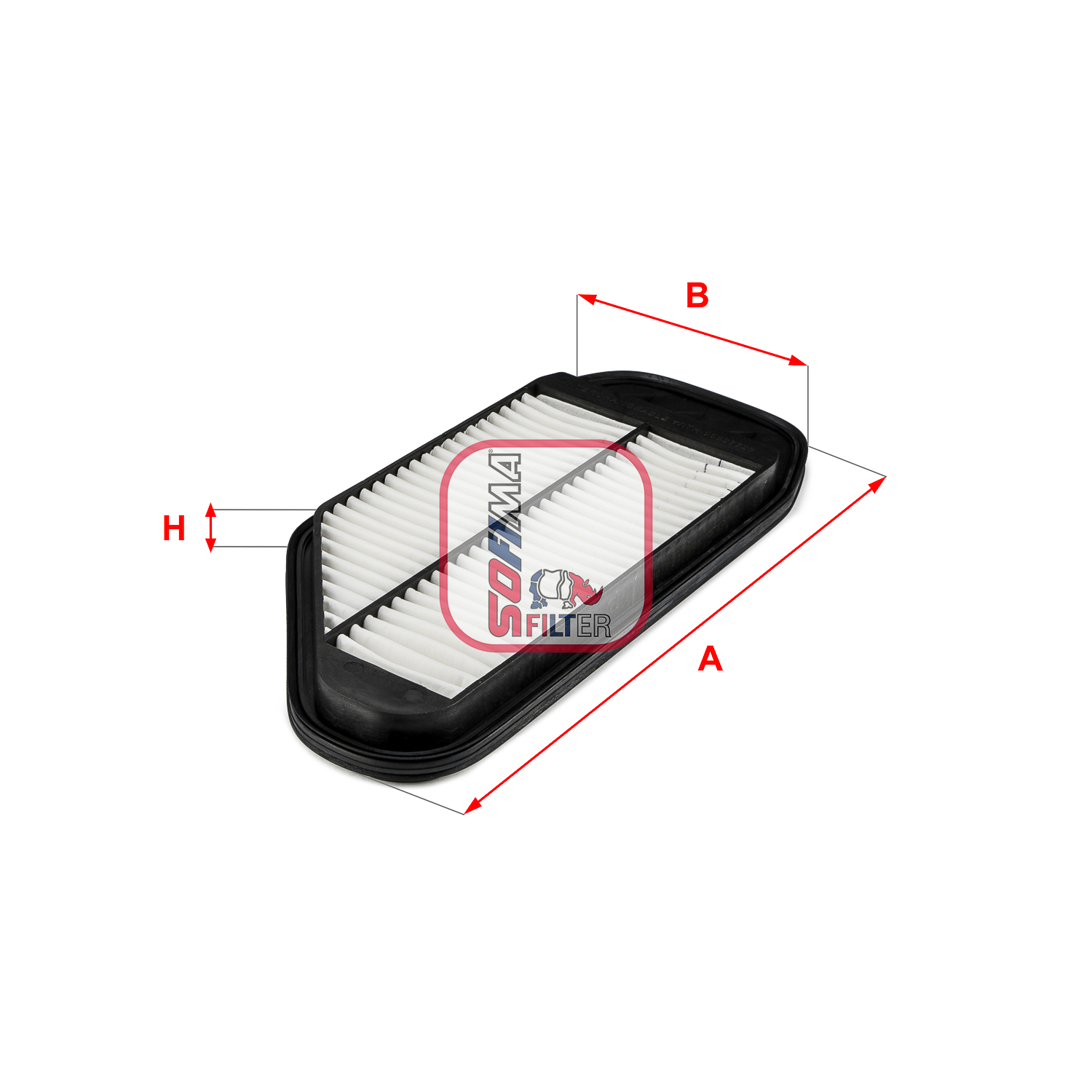 Luchtfilter Sofima S 3701 A