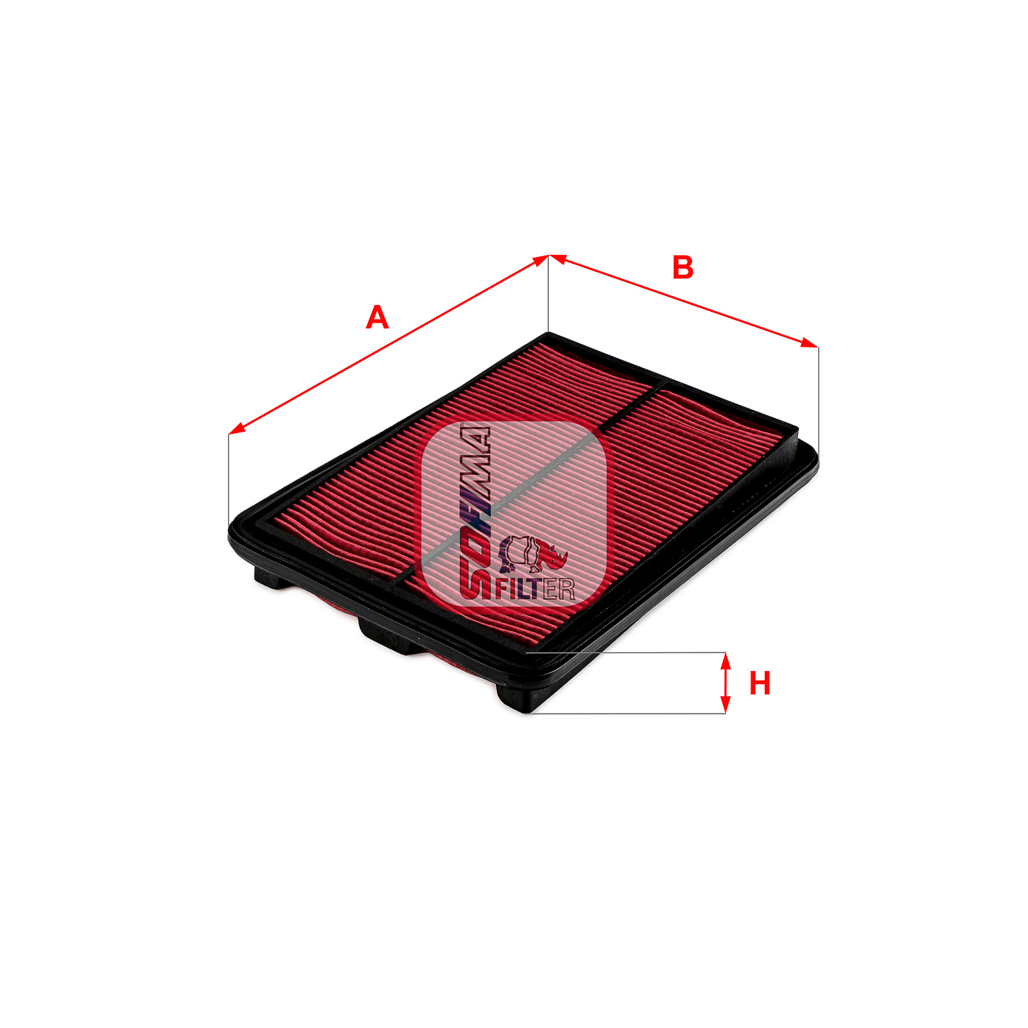 Luchtfilter Sofima S 3724 A