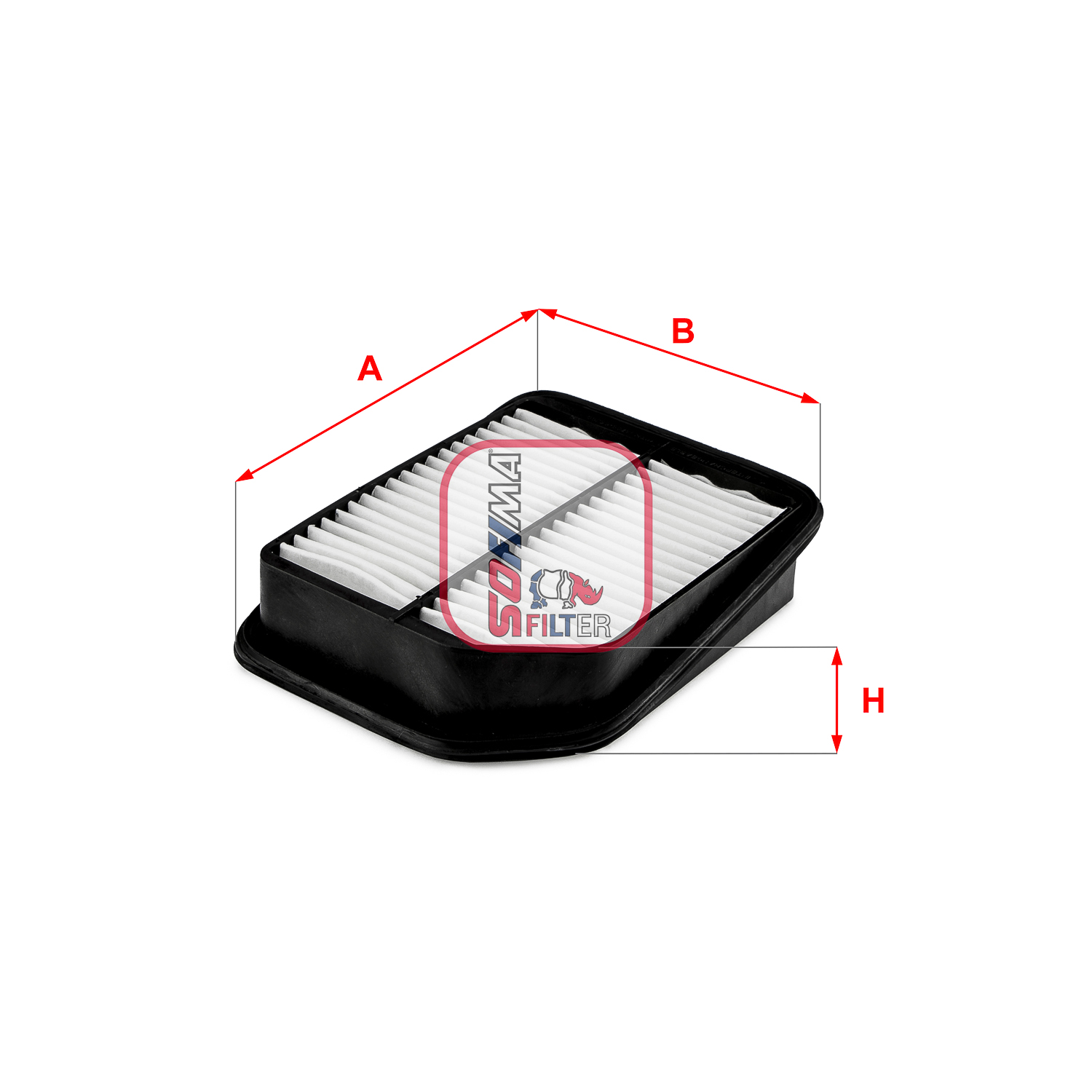 Luchtfilter Sofima S 3725 A