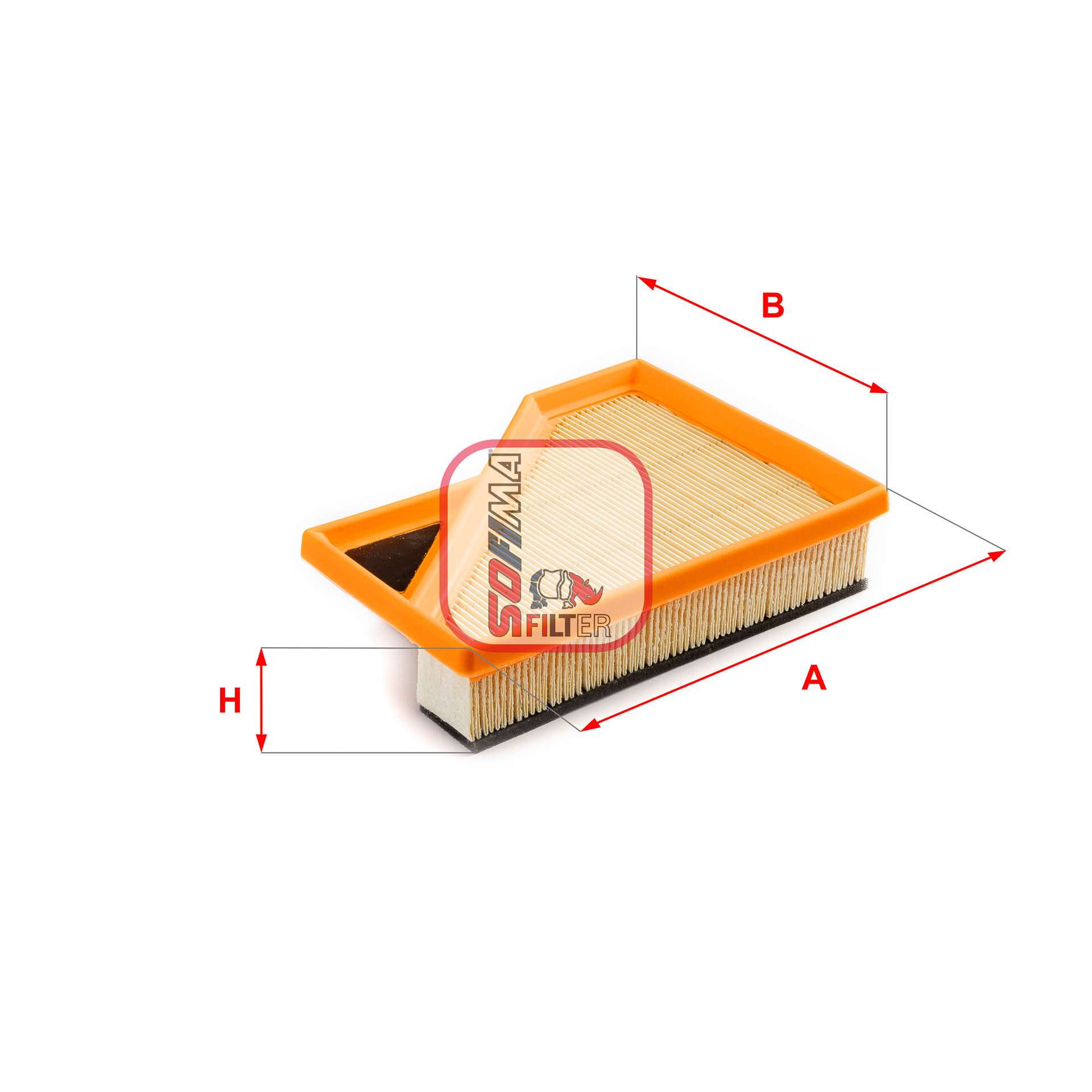 Luchtfilter Sofima S 3A46 A