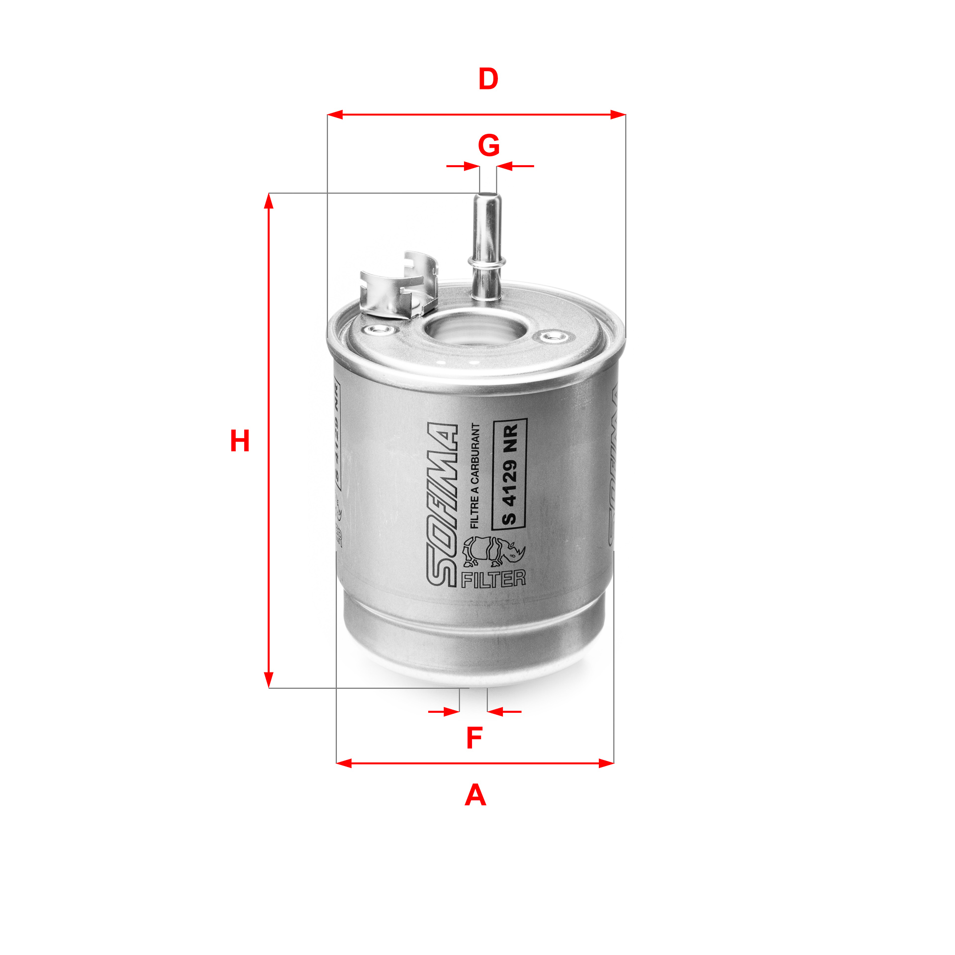 Brandstoffilter Sofima S 4129 NR