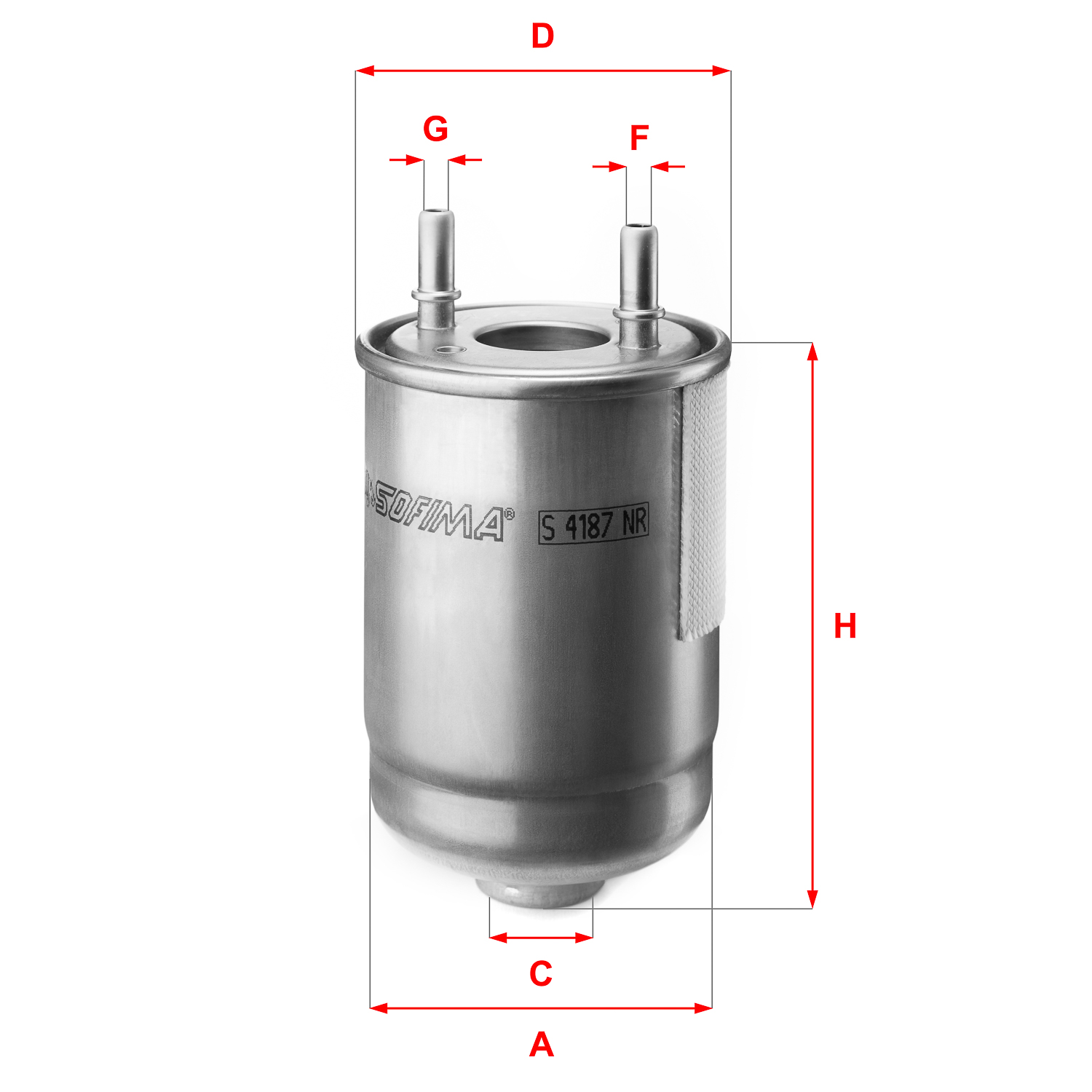 Brandstoffilter Sofima S 4187 NR