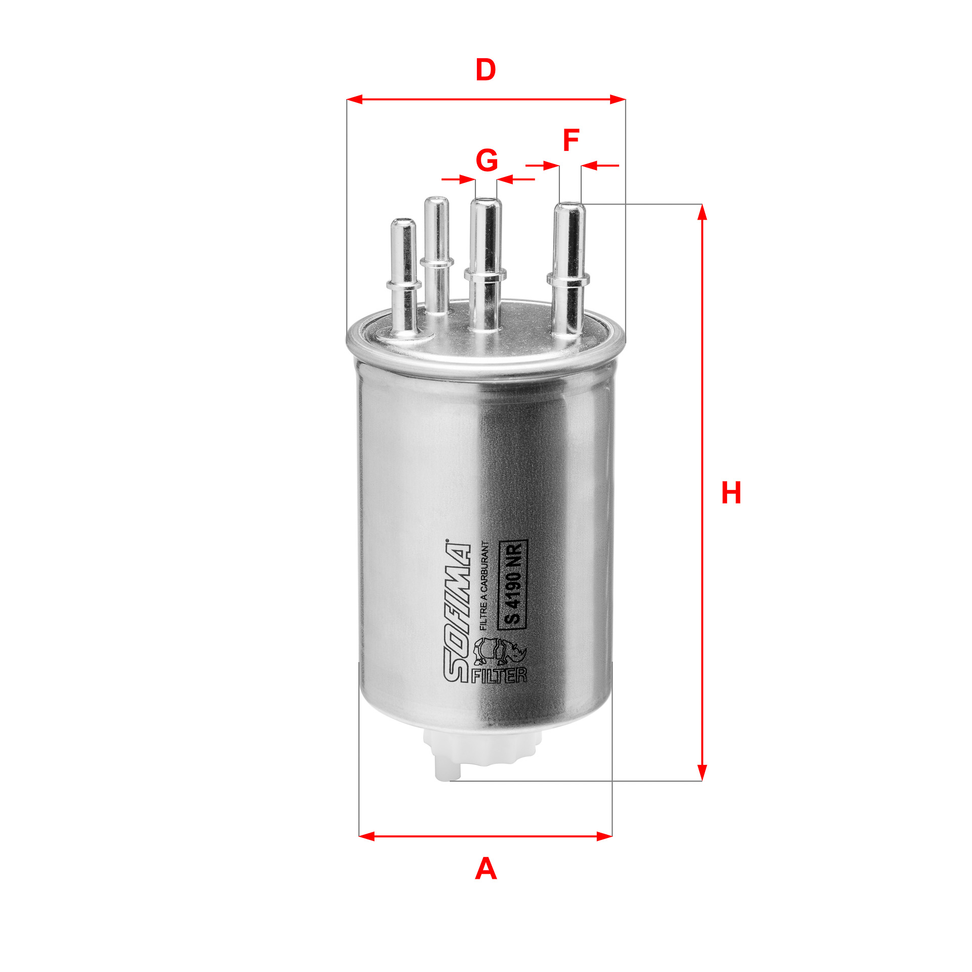 Brandstoffilter Sofima S 4190 NR