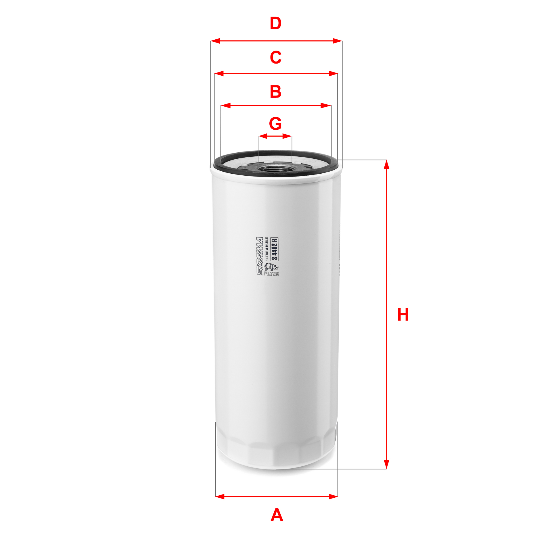 Oliefilter Sofima S 4402 R