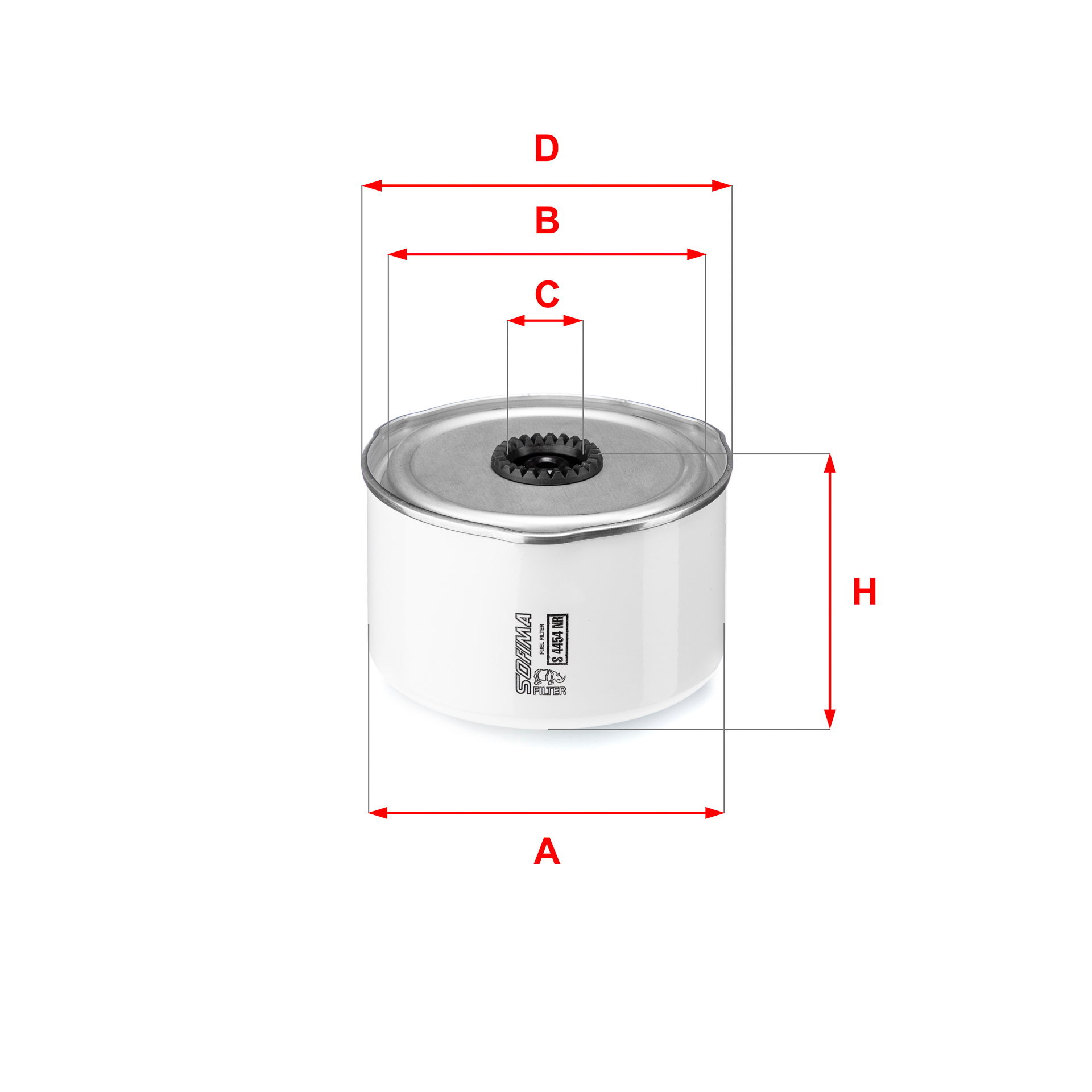 Brandstoffilter Sofima S 4454 NR