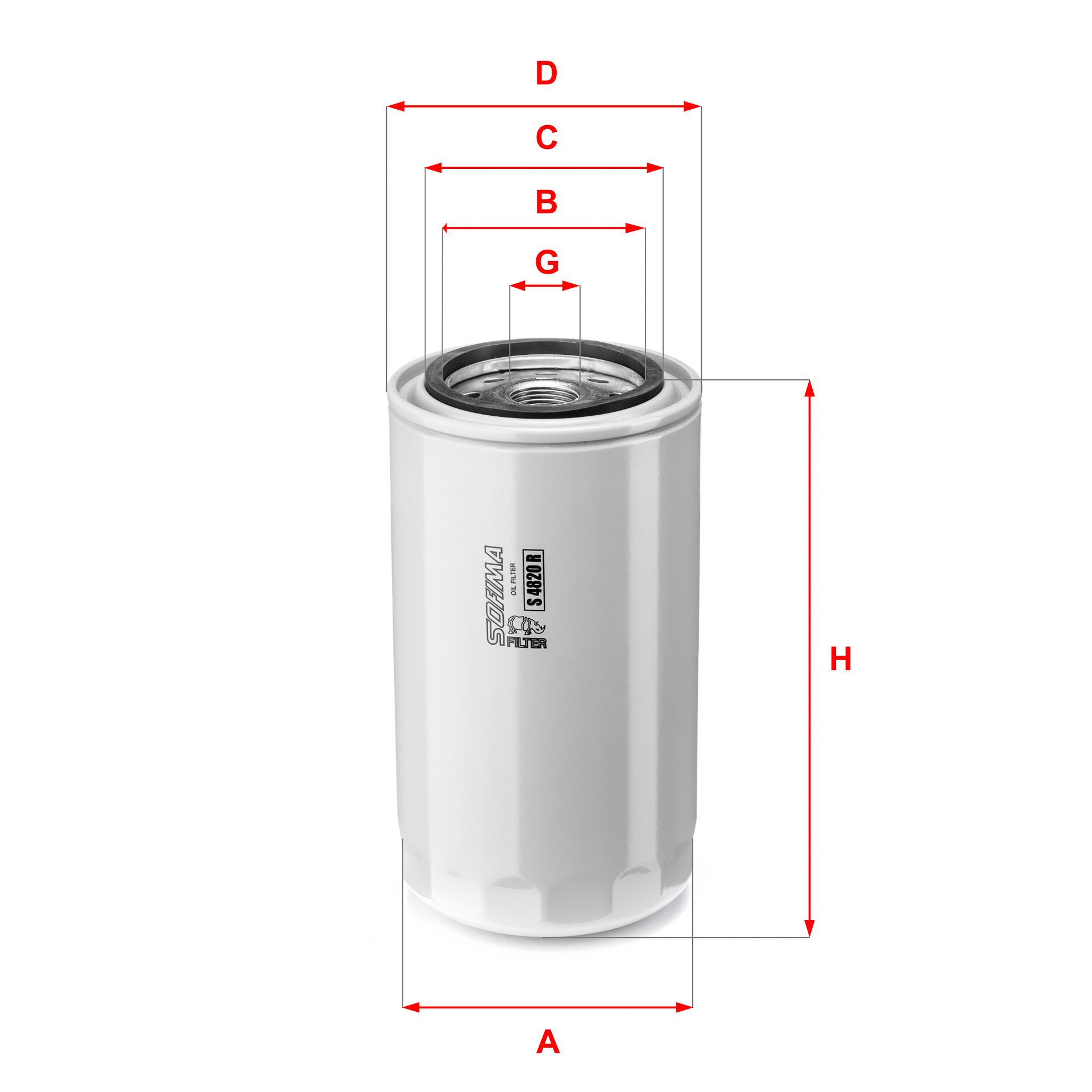 Oliefilter Sofima S 4820 R