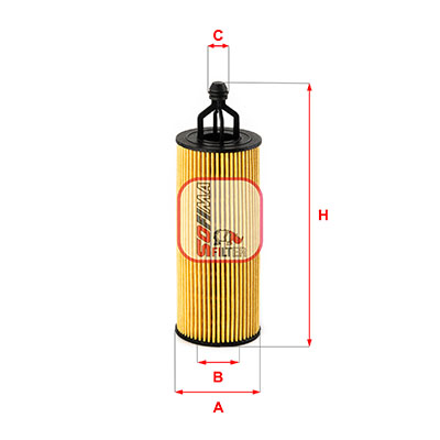 Filter/oliezeef automaatbak Sofima S 5251 PE