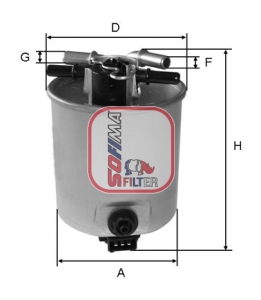 Brandstoffilter Sofima S 5393 GC