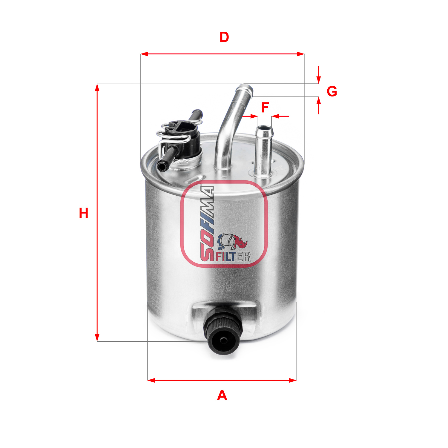 Brandstoffilter Sofima S 5582 GC