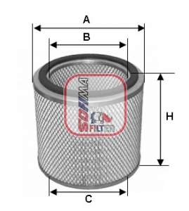 Luchtfilter Sofima S 6050 A