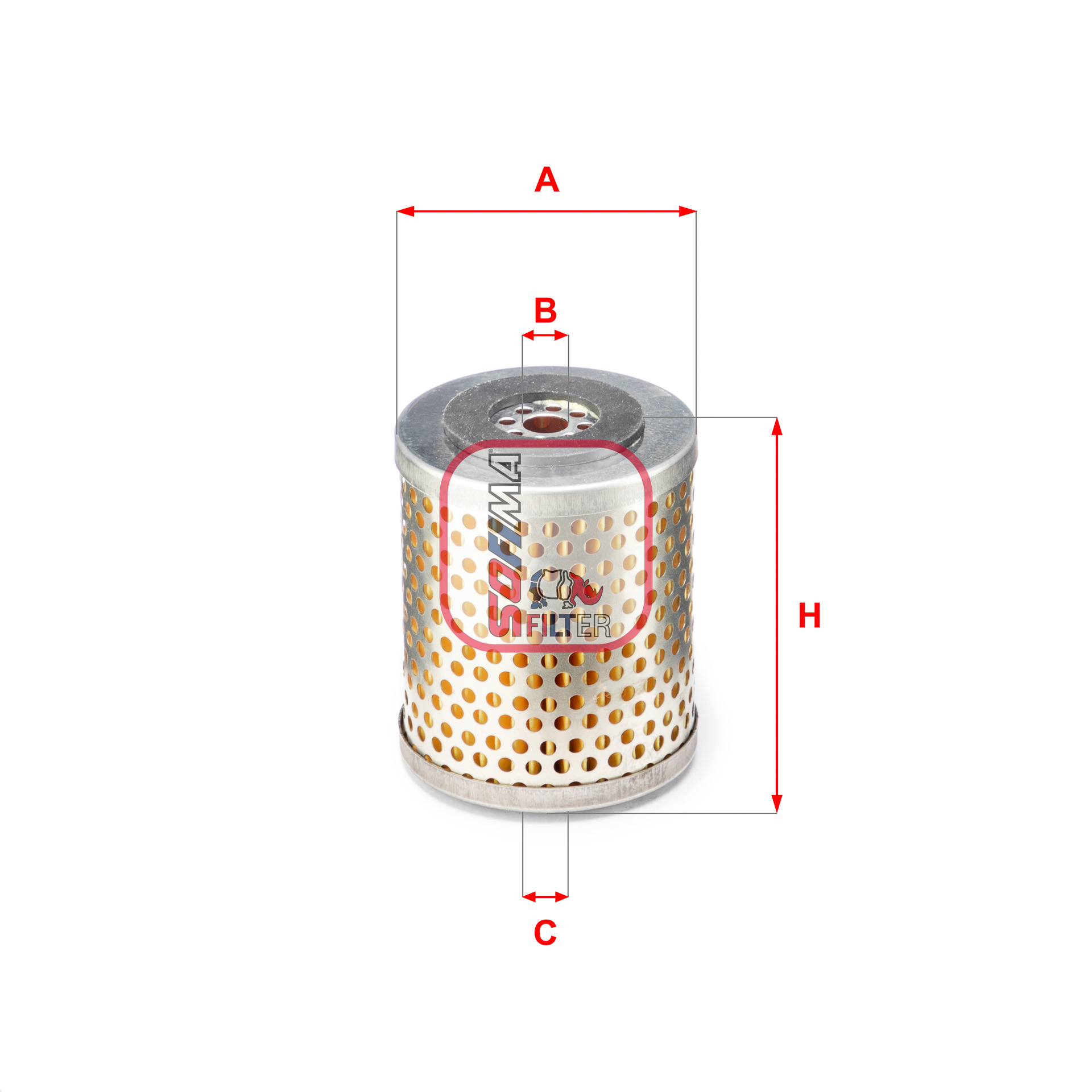 Brandstoffilter Sofima S 6663 N