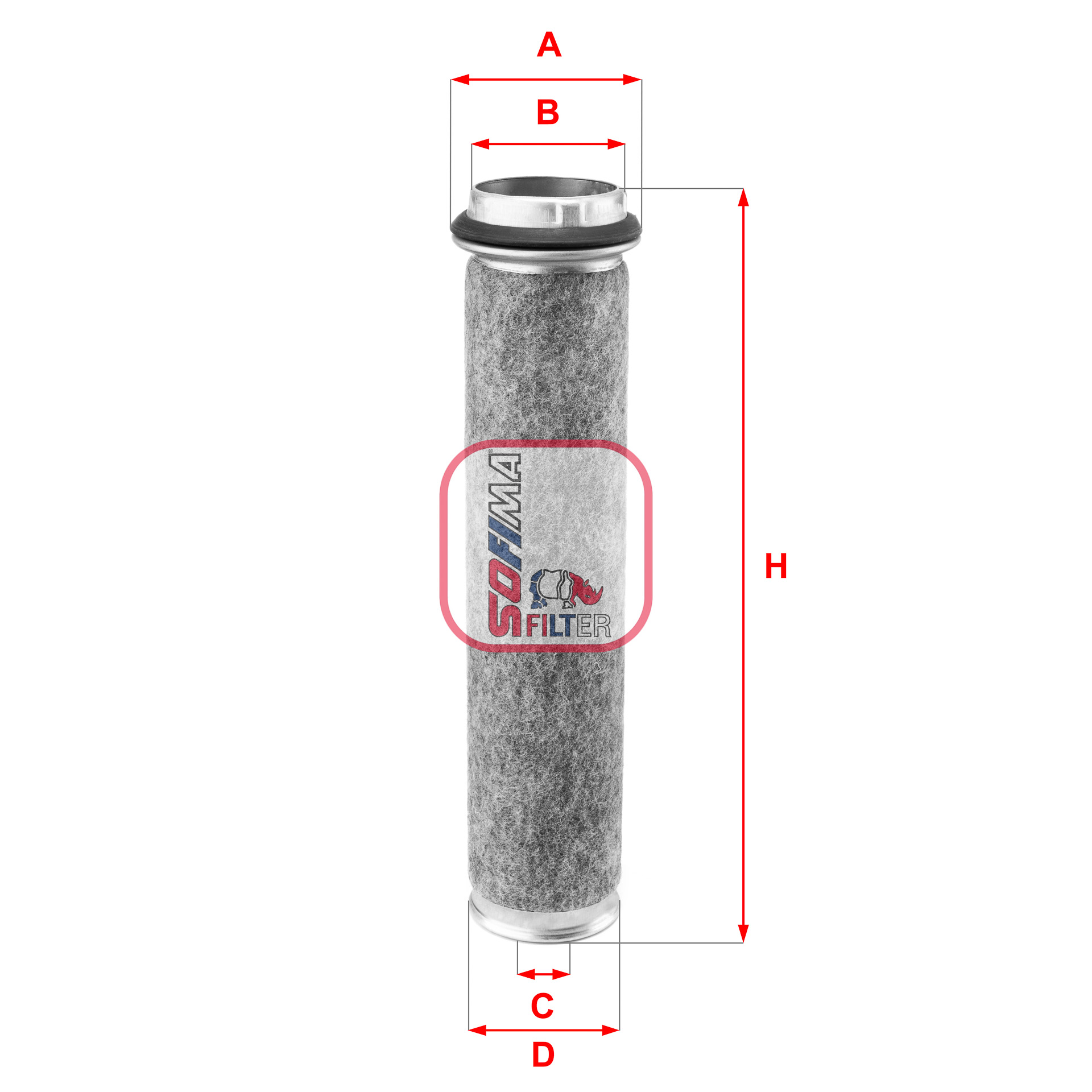 Luchtfilter Sofima S 7165 A