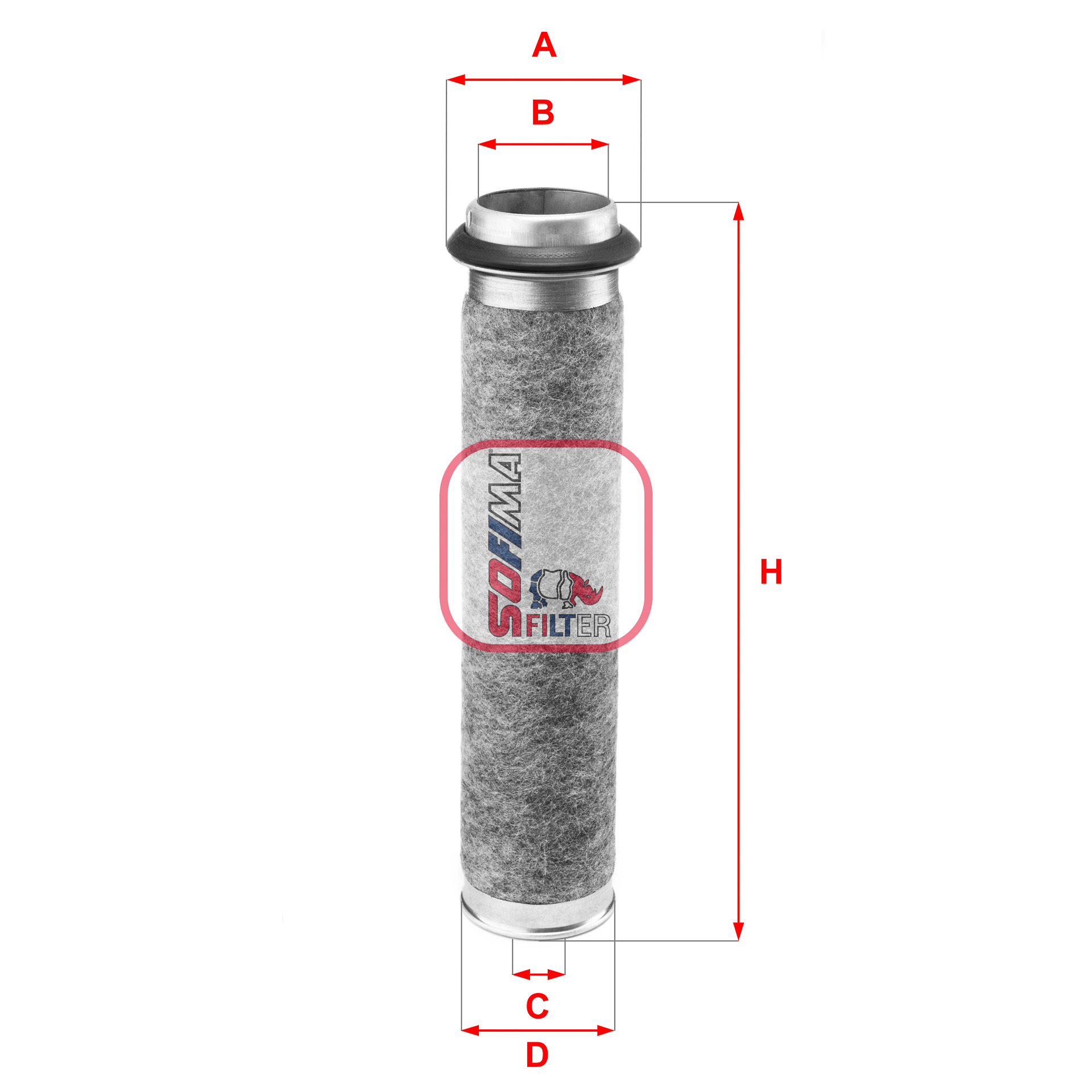 Luchtfilter Sofima S 7166 A