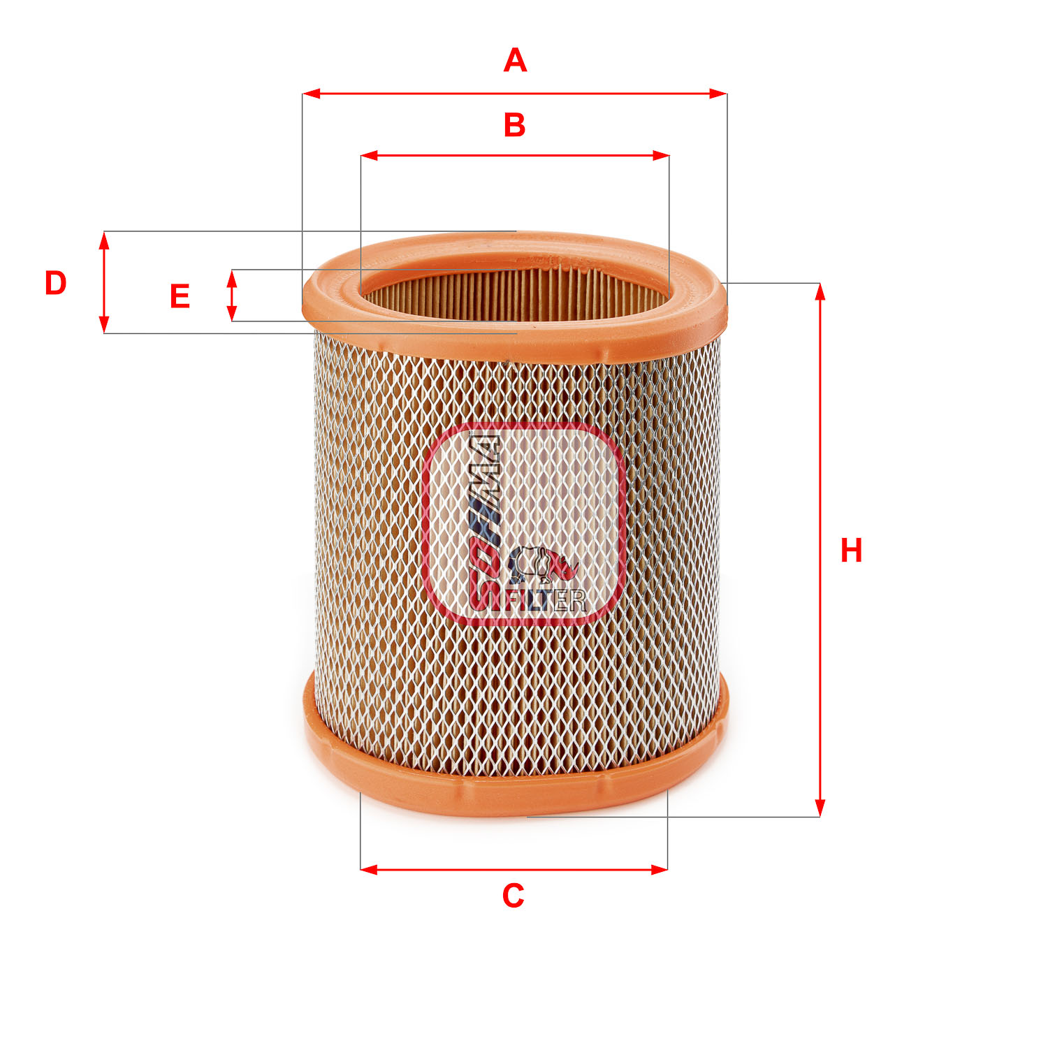 Luchtfilter Sofima S 7258 A