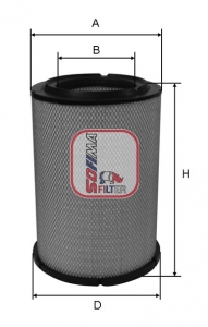 Luchtfilter Sofima S 7608 A