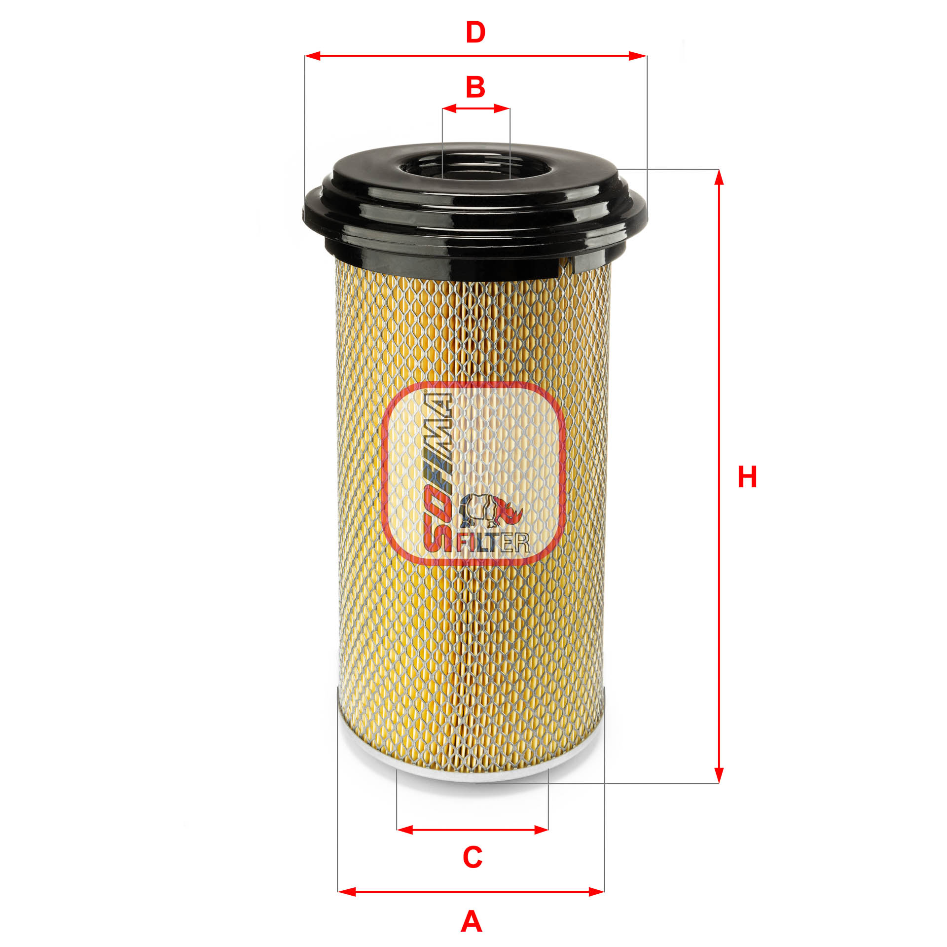 Luchtfilter Sofima S 7550 A