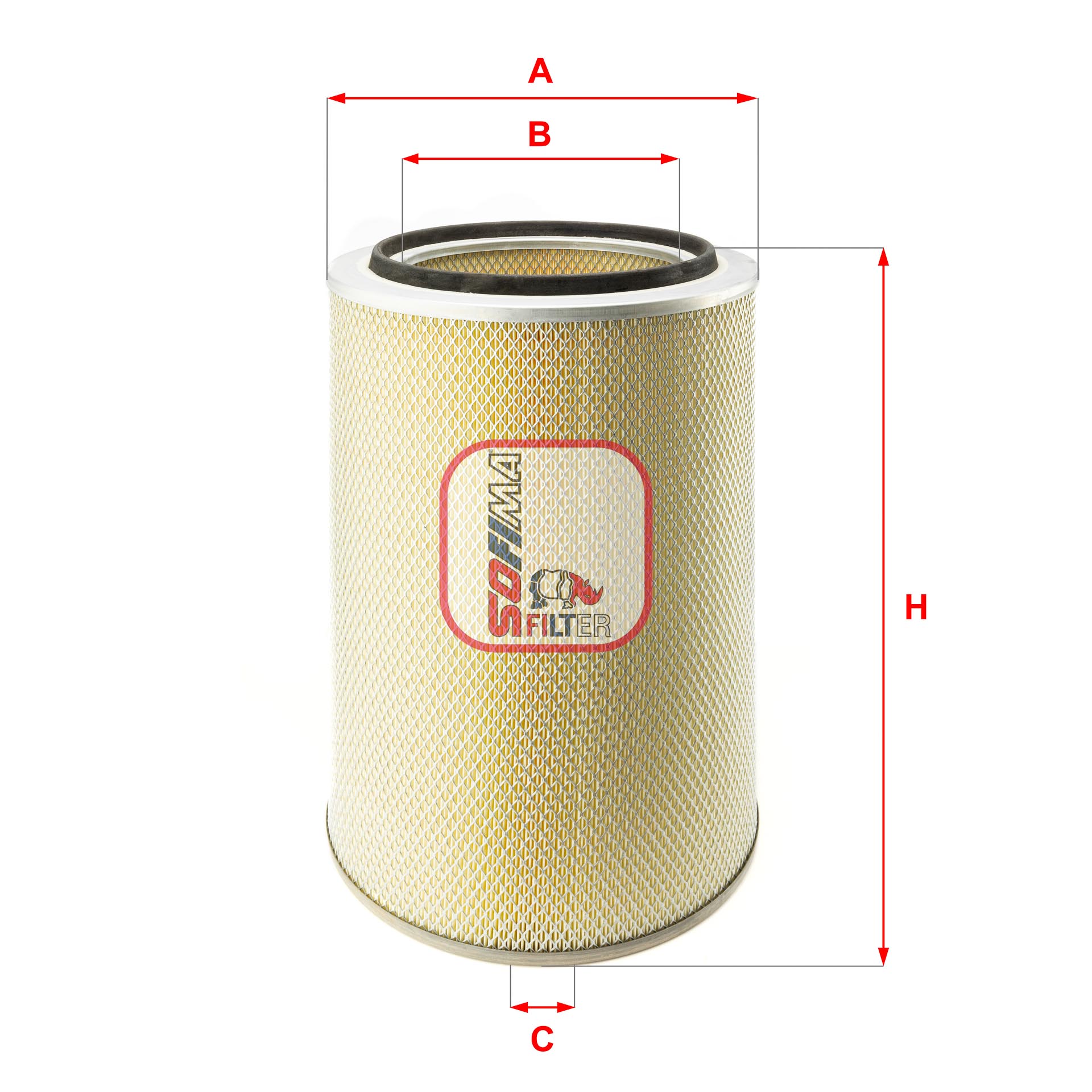 Luchtfilter Sofima S 7563 A