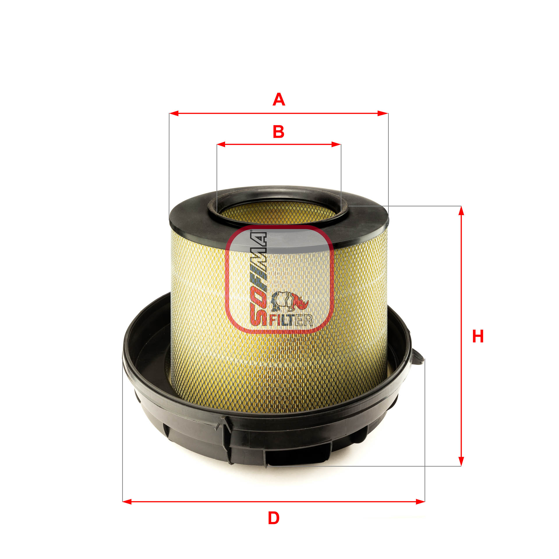 Luchtfilter Sofima S 7639 A