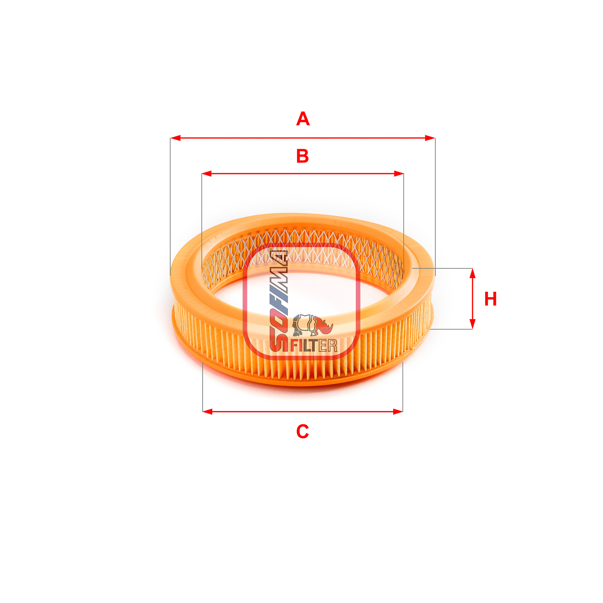 Luchtfilter Sofima S 8210 A