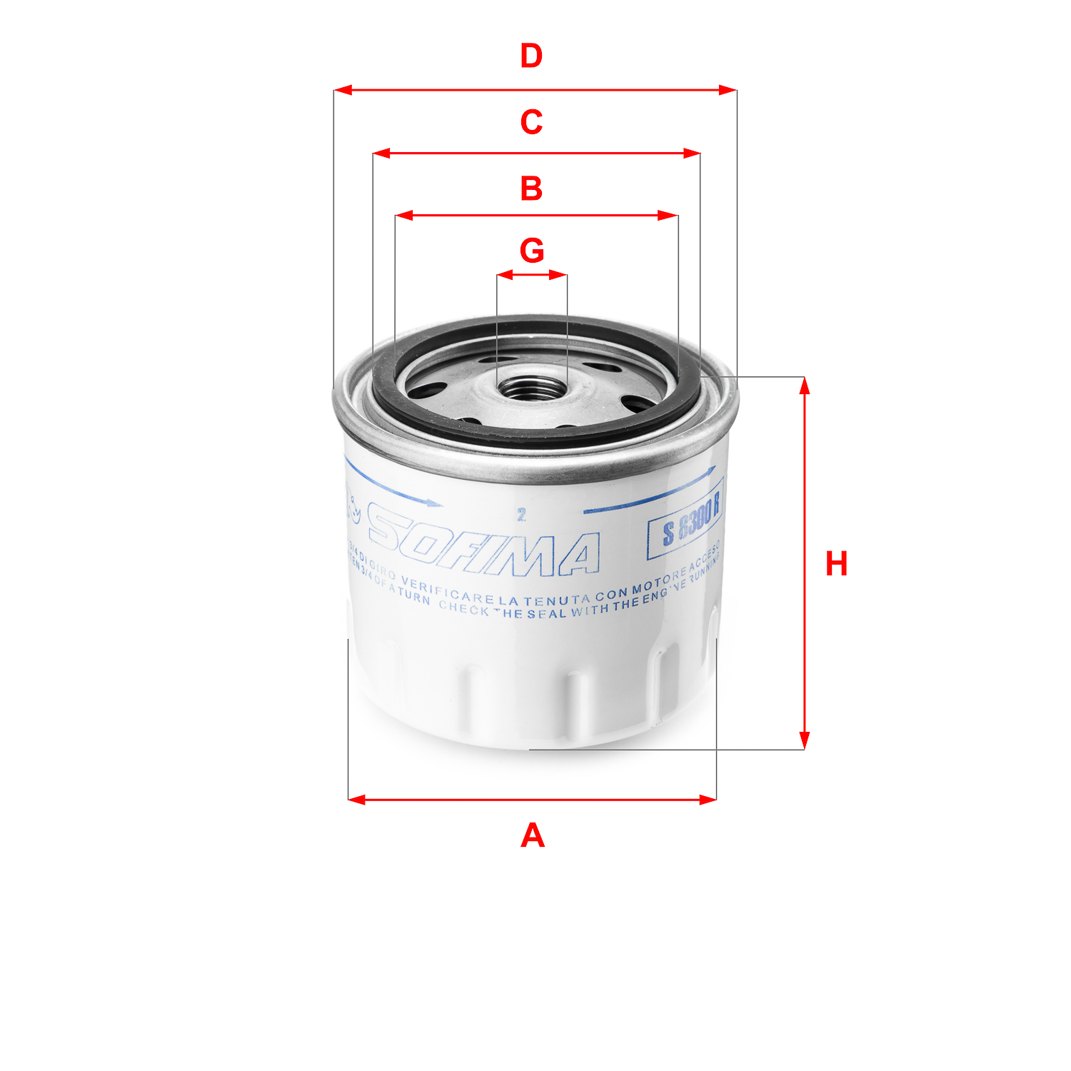 Filter/oliezeef automaatbak Sofima S 8300 R