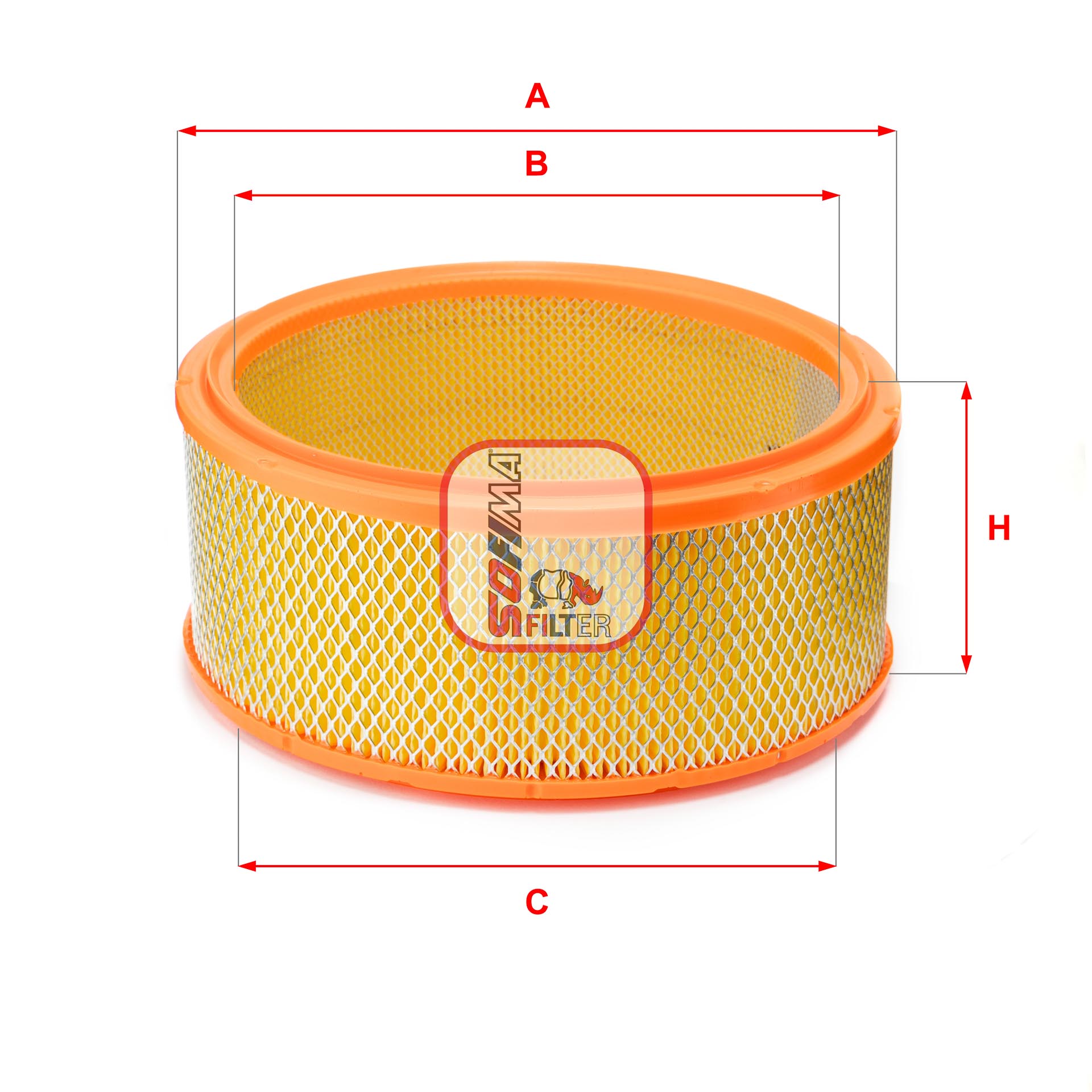 Luchtfilter Sofima S 8760 A
