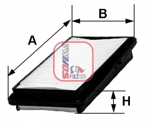 Luchtfilter Sofima S 1210 A