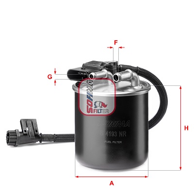 Brandstoffilter Sofima S 4193 NR