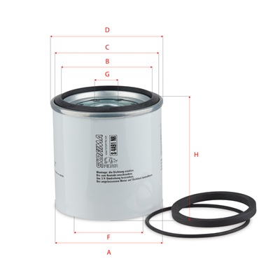 Brandstoffilter Sofima S 4A91 NR