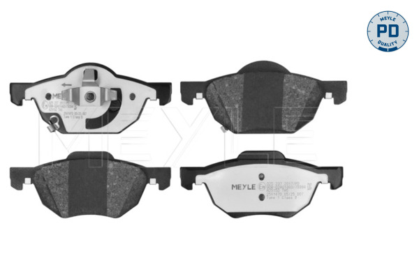 Meyle Remblokkenset, schijfrem 025 237 2017/PD
