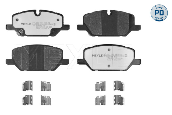 Meyle Remblokkenset, schijfrem 025 263 4820/PD