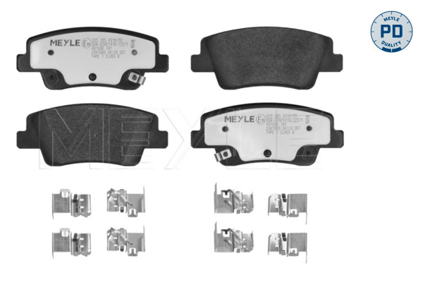 Meyle Remblokkenset, schijfrem 025 265 4316/PD