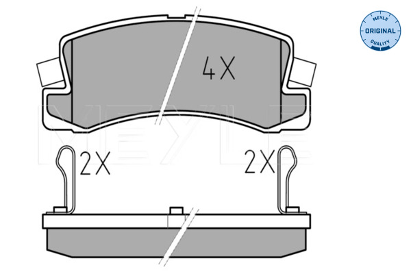 Meyle Remblokset 025 200 7615/W