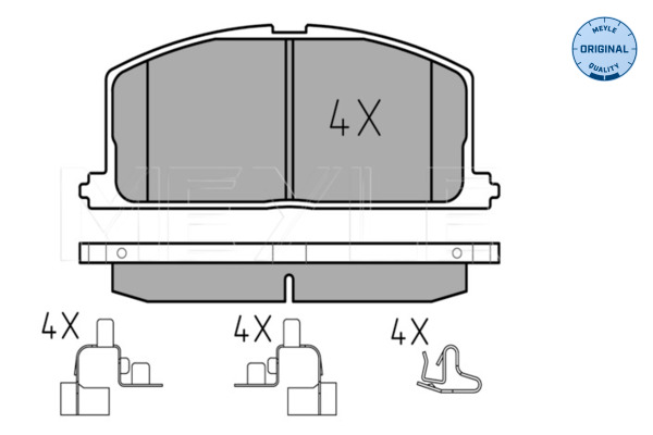Meyle Remblokset 025 208 7015