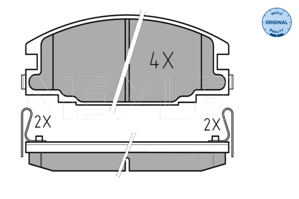 Meyle Remblokset 025 215 4316/W