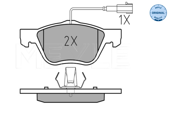 Meyle Remblokset 025 216 3719/W