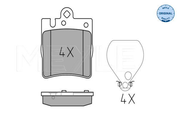Meyle Remblokset 025 218 9915