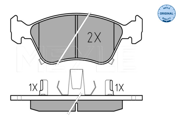 Meyle Remblokset 025 219 7617/W