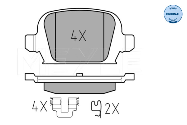 Meyle Remblokset 025 232 8414