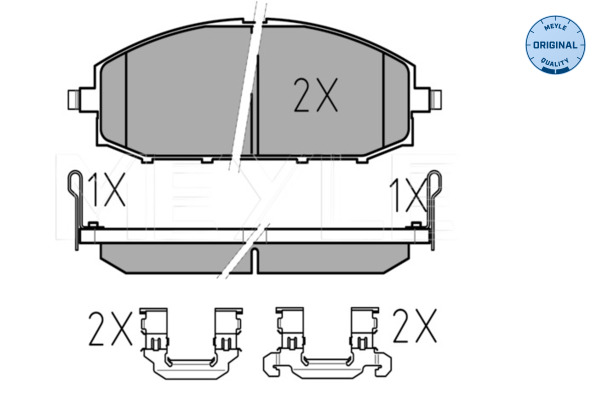 Meyle Remblokset 025 236 1118/W