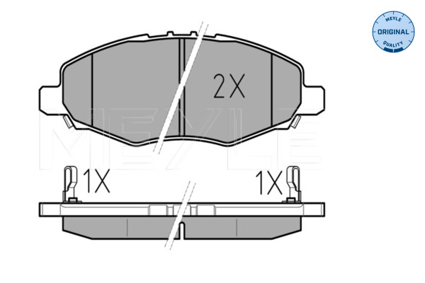 Meyle Remblokset 025 245 2316/W