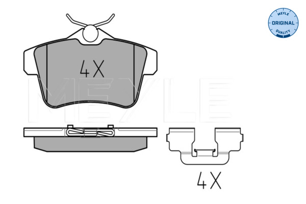 Meyle Remblokset 025 249 2217