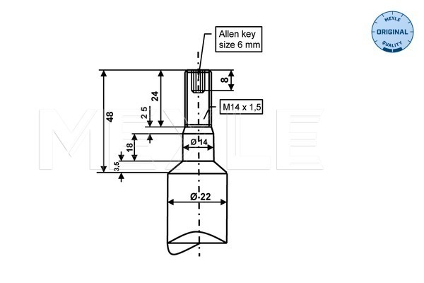Meyle Schokdemper 326 624 0007