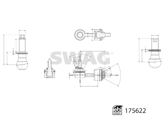 Swag Stabilisatorstang 33 10 2983