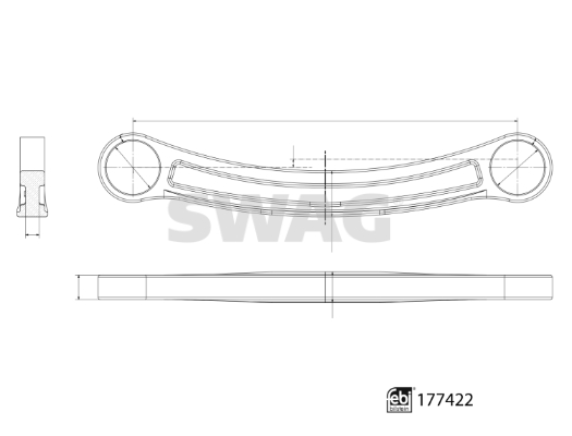 Swag Stang/Steun wielophanging 33 10 4105